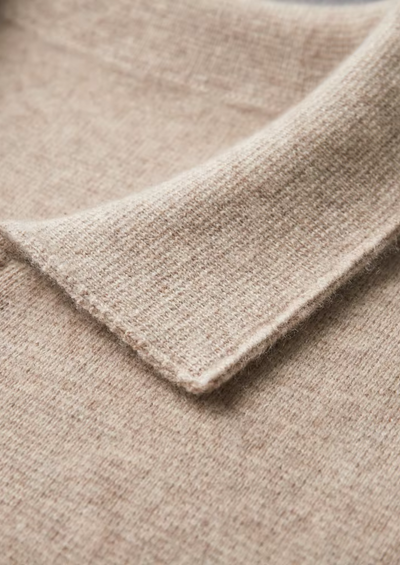 Oskar™ | Ekstrafin merinoull zip polo cardigan