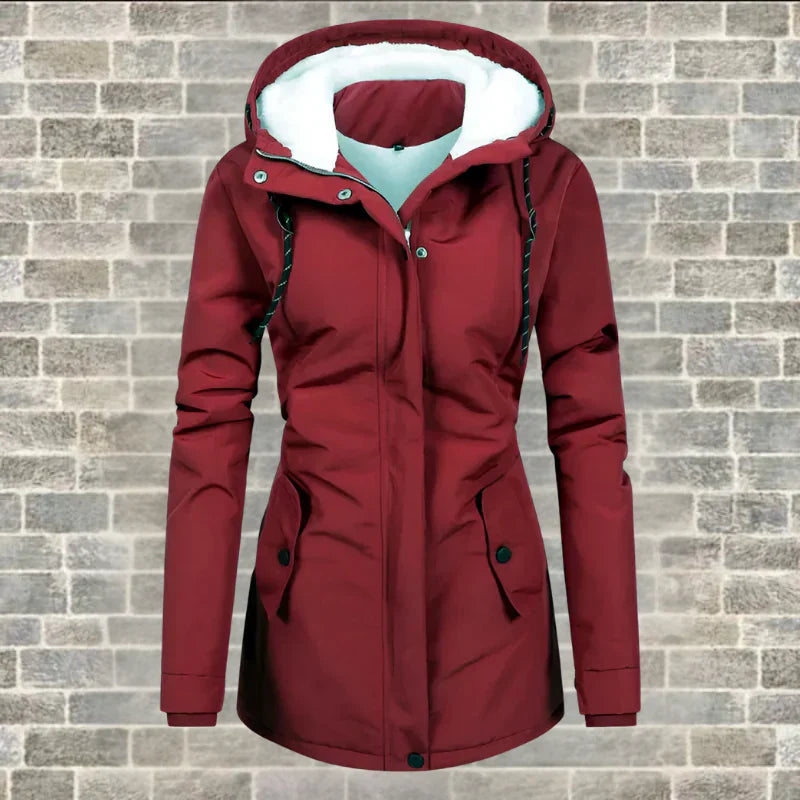 Annett | Plissert vinterjakke