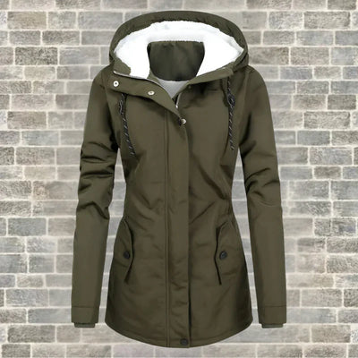 Annett | Plissert vinterjakke