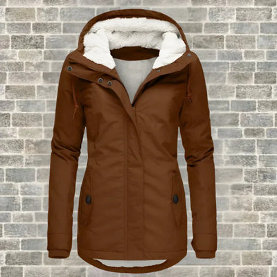 Annett | Plissert vinterjakke