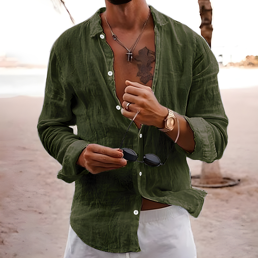 Ludo | Sommerskjorte i naturlig bomull