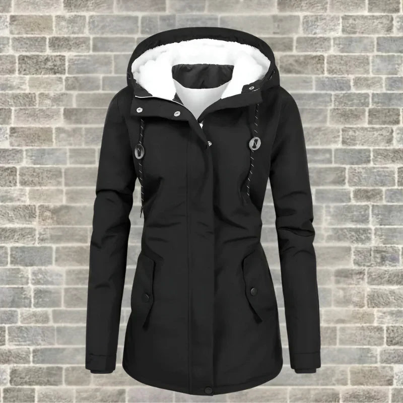 Annett | Plissert vinterjakke