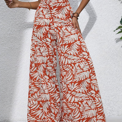 Ester™ - Chic Bohemian Bukser med Bred Ben