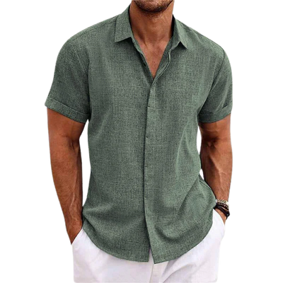 Oskar | Klassisk linskjorte