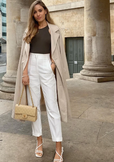 Ingrid | Stilige bukser med høy midje