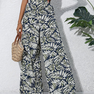 Ester™ - Chic Bohemian Bukser med Bred Ben