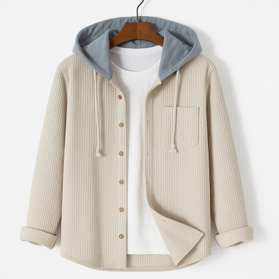 Asger™ | Klassisk corduroy-hoodie