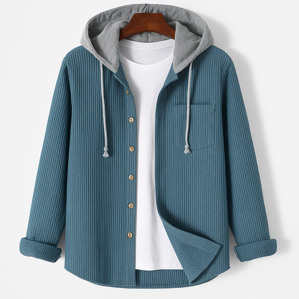 Asger™ | Klassisk corduroy-hoodie