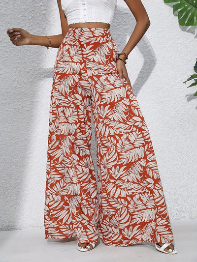 Ester™ - Chic Bohemian Bukser med Bred Ben