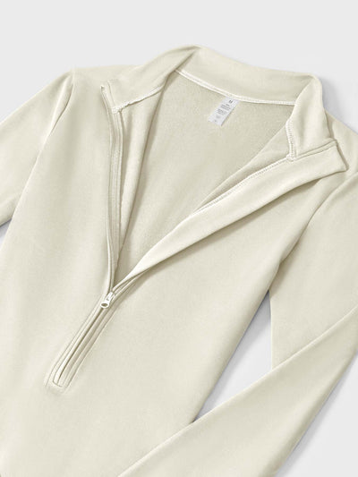 Helga | Stilfuld Premium Zip-Up Bodysuit